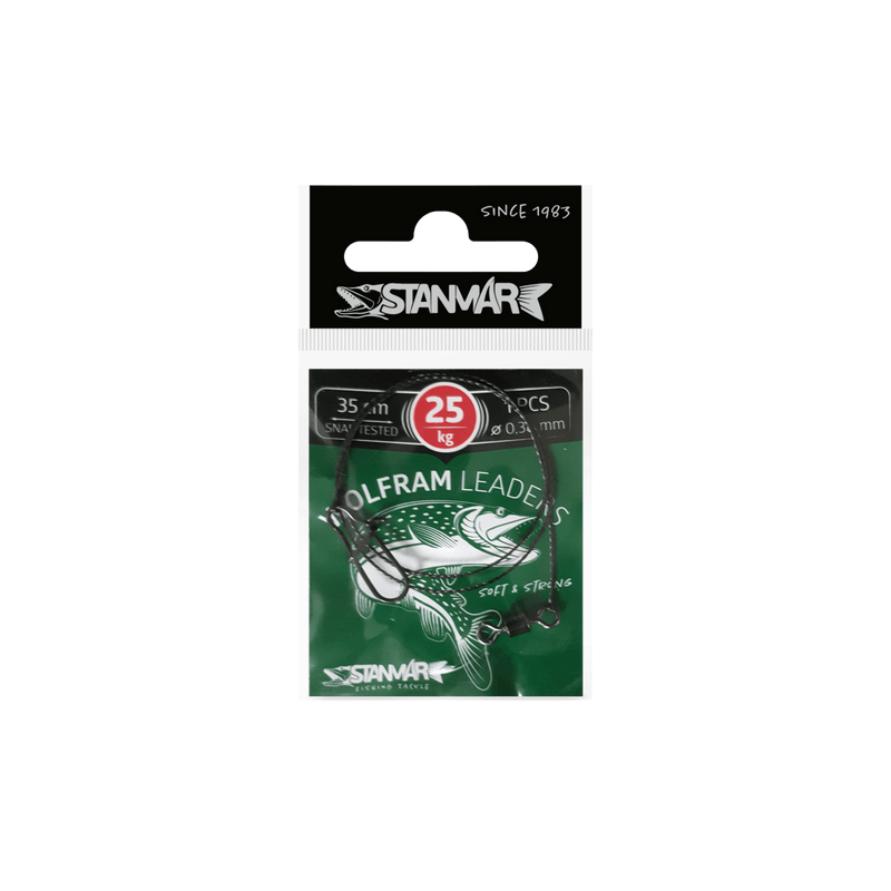 Load image into Gallery viewer, WOLFRAM TERMINAL TACKLE 35-25 Stanmar Wolfram Leaders
