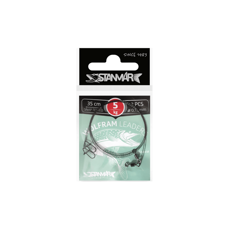 Load image into Gallery viewer, WOLFRAM TERMINAL TACKLE 35-5 Stanmar Wolfram Leaders
