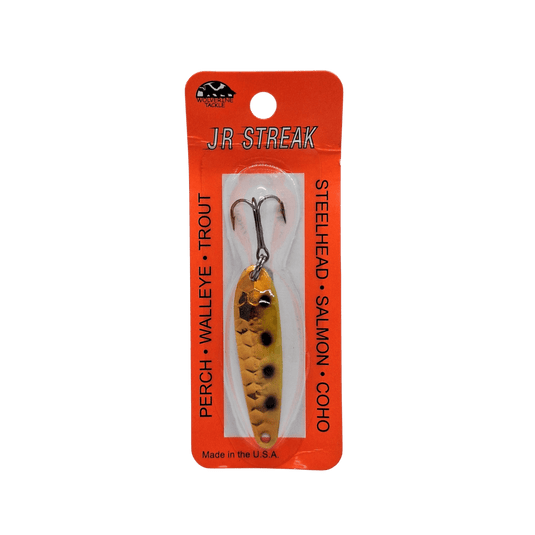Wolverine Tackle JR Streak Spoon | Colour: Bubble Bee | Fishing World