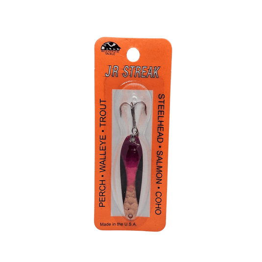 Wolverine Tackle JR Streak Spoon | Colour: Copper Hot Rod | Fishing World