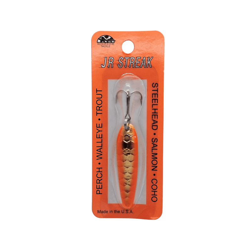 Load image into Gallery viewer, Wolverine Tackle JR Streak Spoon | Colour: Double Dutch | Fishing World
