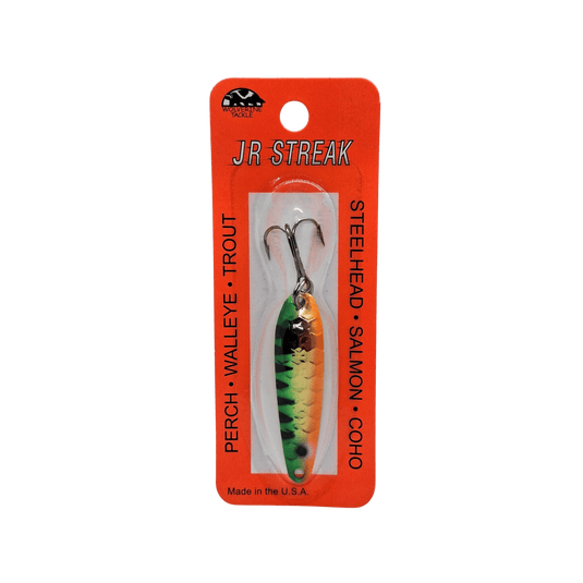 Wolverine Tackle JR Streak Spoon | Colour: Golden Perch | Fishing World