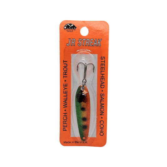 Wolverine Tackle JR Streak Spoon | Colour: Perch Wolverine | Fishing World