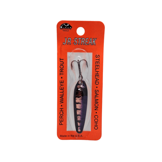 Wolverine Tackle JR Streak Spoon | Colour: Purple Greasy Chicken | Fishing World