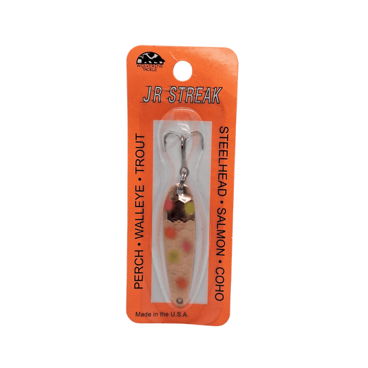 Wolverine Tackle JR Streak Spoon | Colour: Skittle Lite | Fishing World