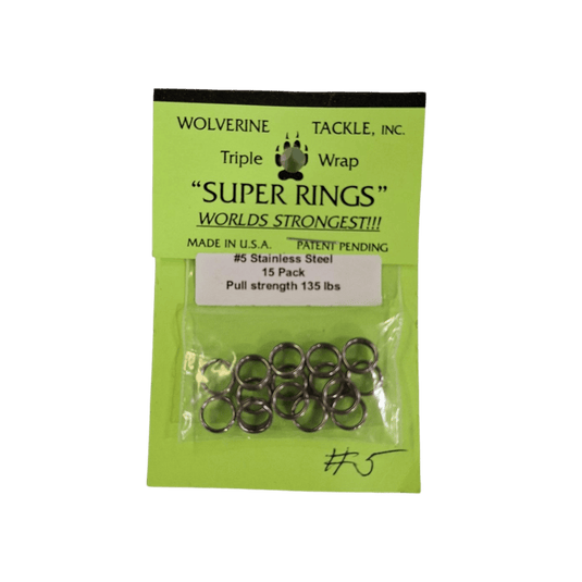 WOLVERINE TERMINAL TACKLE 5 / Stainless Steel Wolverine Tackle Super Rings