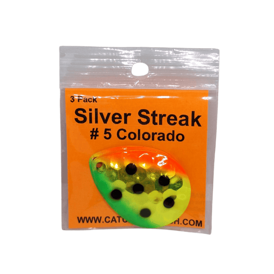 WOLVERINE WORM HARNESS Antifreeze Melon Wolverine Tackle Silver Streak 