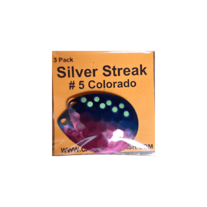 Load image into Gallery viewer, WOLVERINE WORM HARNESS CJ Special Wolverine Tackle Silver Streak #5 Colorado Blade 3-pack
