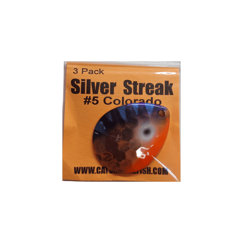 Load image into Gallery viewer, WOLVERINE WORM HARNESS Craigs Killer Perch Wolverine Tackle Silver Streak #5 Colorado Blade 3-pack
