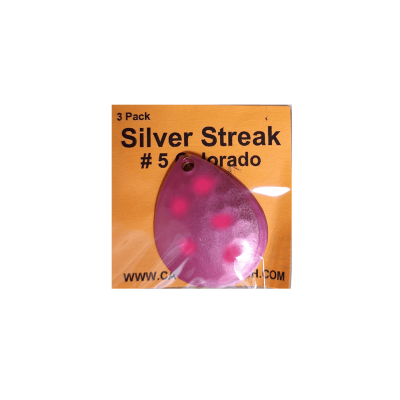 Load image into Gallery viewer, WOLVERINE WORM HARNESS Frankenberry Wolverine Tackle Silver Streak #5 Colorado Blade 3-pack
