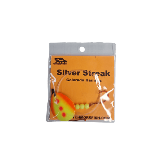 WOLVERINE WORM HARNESS Margarita Wolverine Tackle Silver Streak Colorado Harness