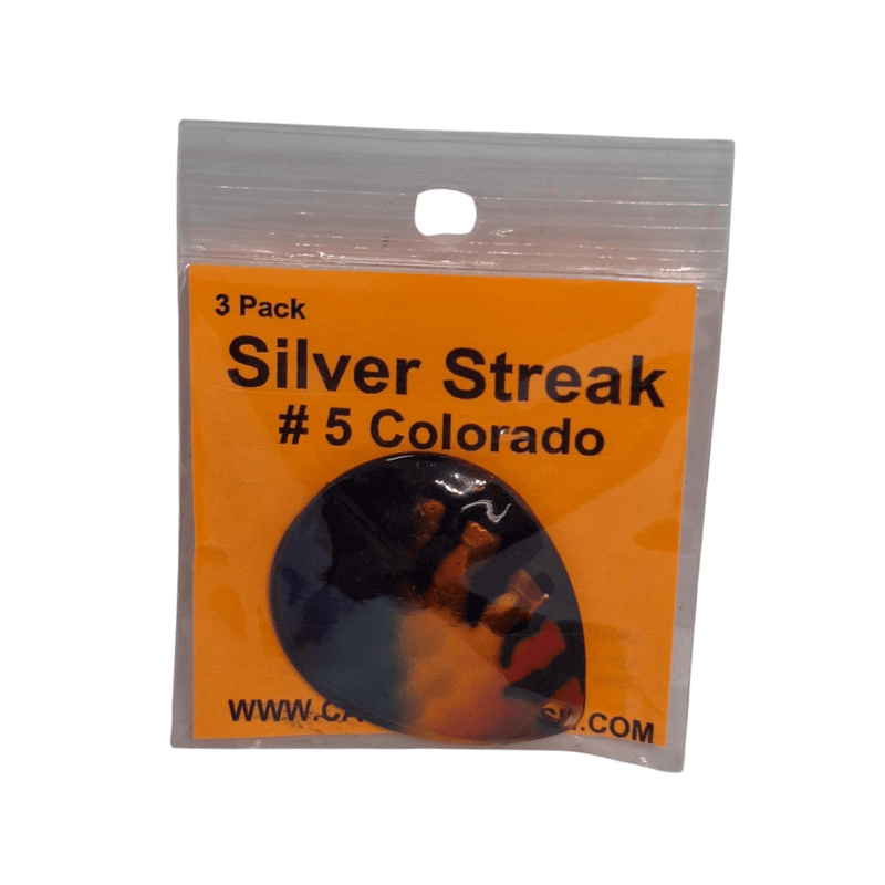 Load image into Gallery viewer, WOLVERINE WORM HARNESS Nascar Wolverine Tackle Silver Streak #5 Colorado Blade 3-pack
