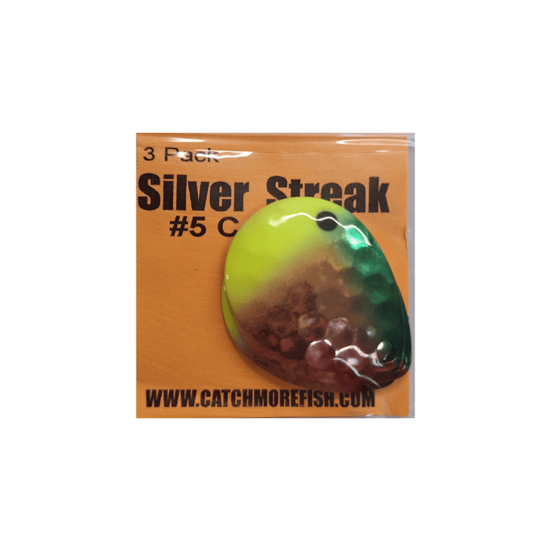 Load image into Gallery viewer, WOLVERINE WORM HARNESS Parakeet Wolverine Tackle Silver Streak #5 Colorado Blade 3-pack
