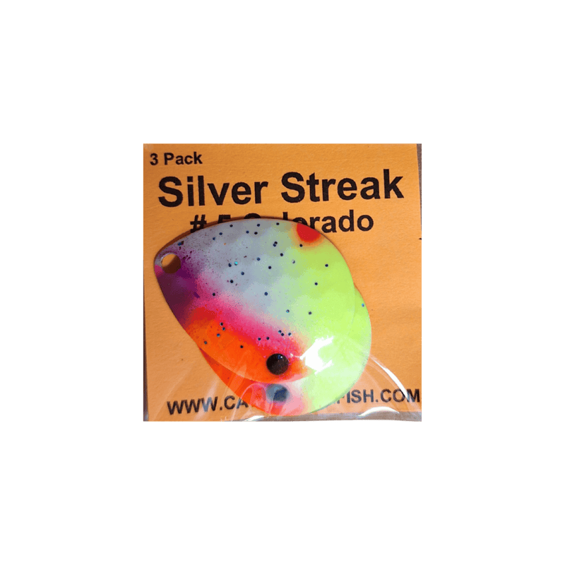 Load image into Gallery viewer, WOLVERINE WORM HARNESS Pink Panties Wolverine Tackle Silver Streak #5 Colorado Blade 3-pack
