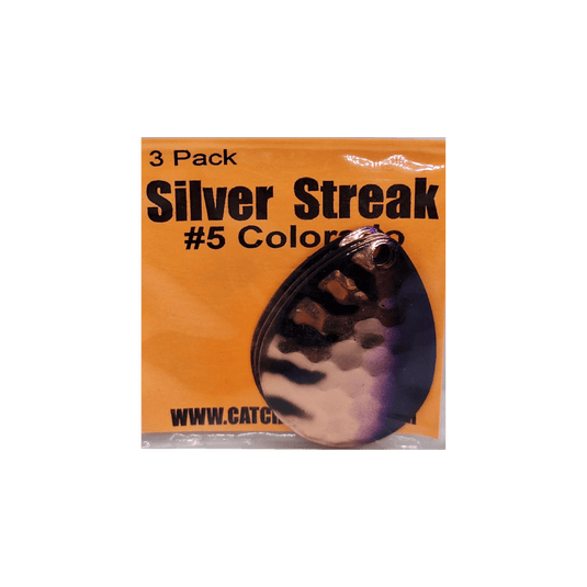 WOLVERINE WORM HARNESS Purple Greasy Chicken Wolverine Tackle Silver Streak