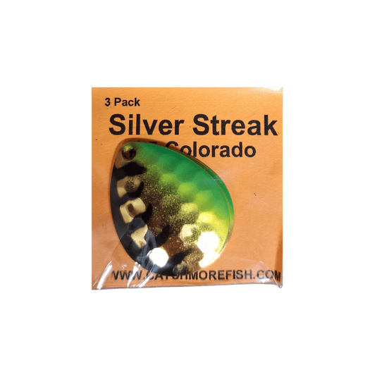 WOLVERINE WORM HARNESS Salmonella Wolverine Tackle Silver Streak