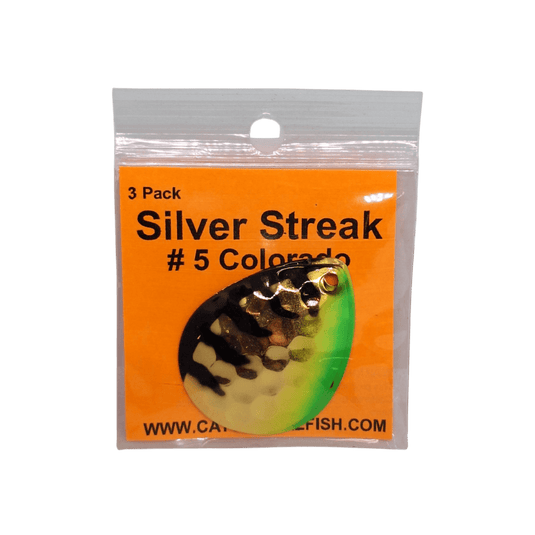 WOLVERINE WORM HARNESS Salmonella Wolverine Tackle Silver Streak
