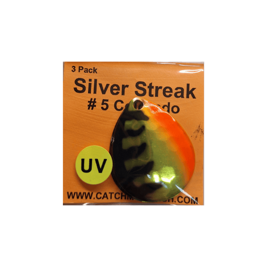 WOLVERINE WORM HARNESS UV Anti Chicken Wolverine Tackle Silver Streak