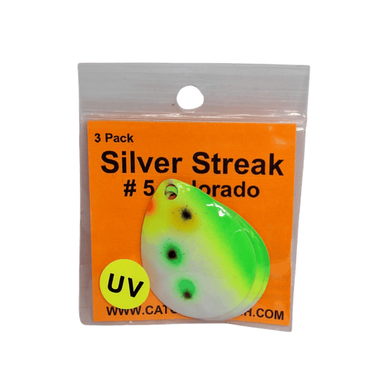 WOLVERINE WORM HARNESS UV Lemon Drop Wolverine Tackle Silver Streak