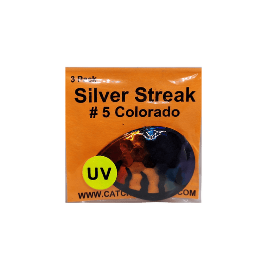 WOLVERINE WORM HARNESS UV Piston Cup Wolverine Tackle Silver Streak