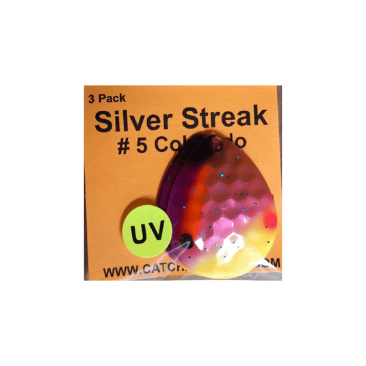 WOLVERINE WORM HARNESS UV Pretty Panties Wolverine Tackle Silver Streak