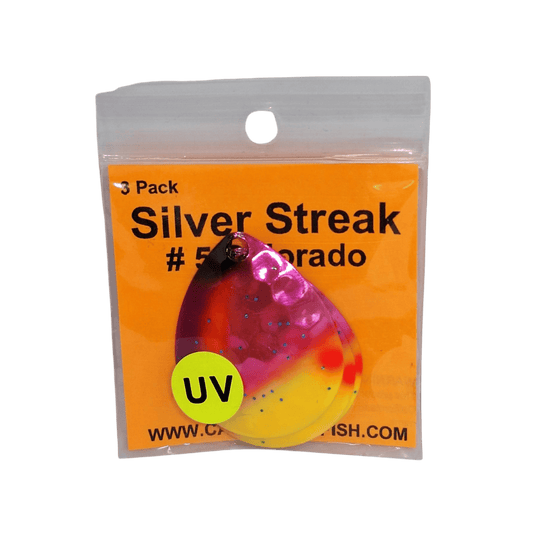 WOLVERINE WORM HARNESS UV Pretty Panties Wolverine Tackle Silver Streak