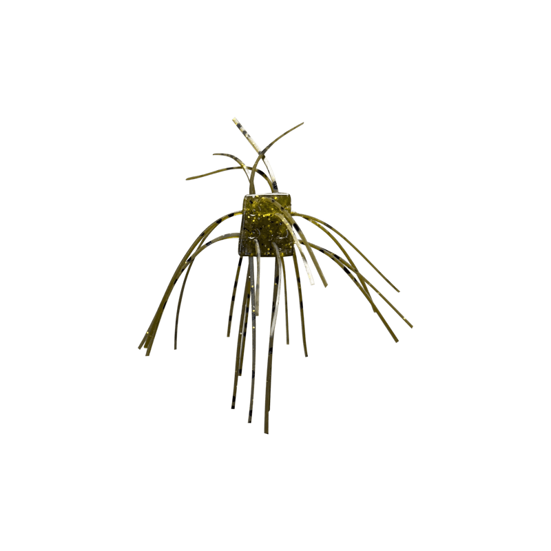 Load image into Gallery viewer, WOO TUNGSTEN CRAWS/CREATURE Green Pump Gold Flake Woo Tungsten Cube
