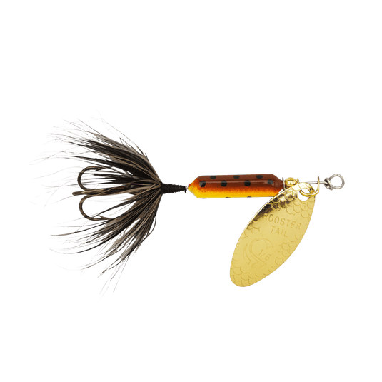 WORDENS SPINNERS 1-4 / Brown Trout Worden's Original Rooster Tail Treble Hook