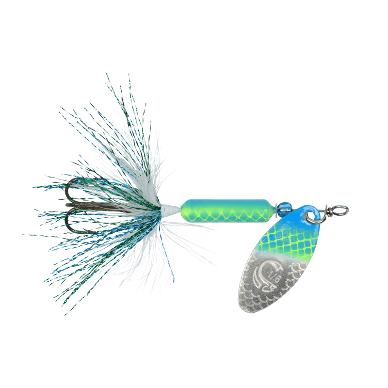 Load image into Gallery viewer, WORDENS SPINNERS 1-4 / Citrus Shad Worden's Original Rooster Tail Treble Hook
