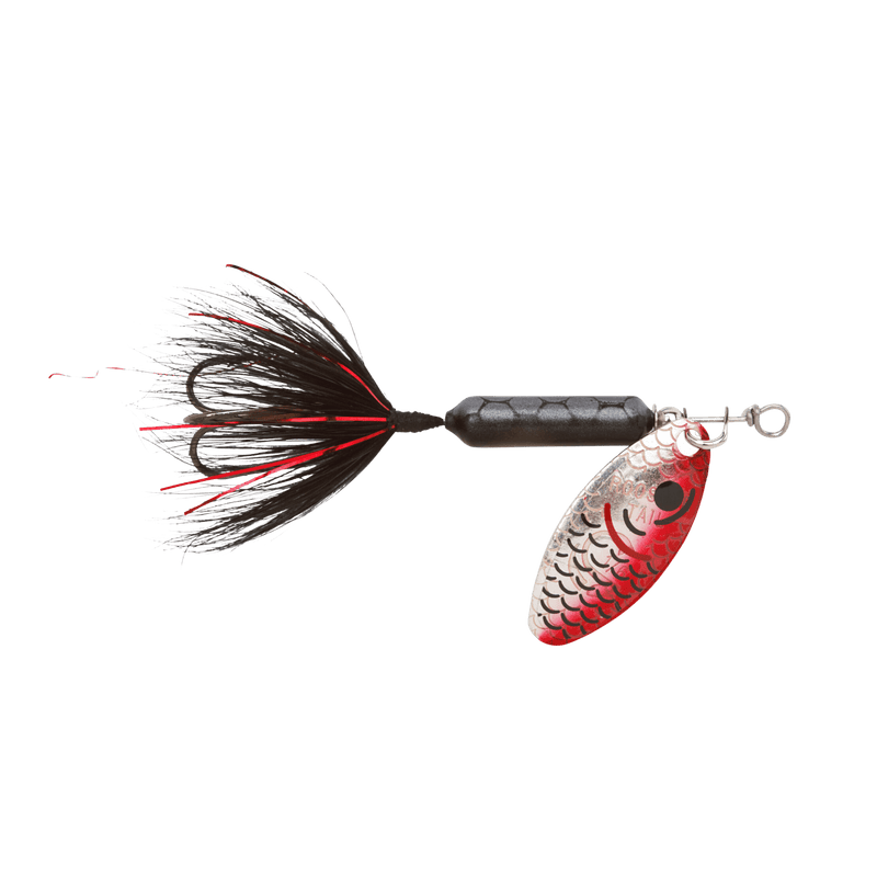 Load image into Gallery viewer, WORDENS SPINNERS 1-4 / Tinsel Black Worden's Original Rooster Tail Treble Hook

