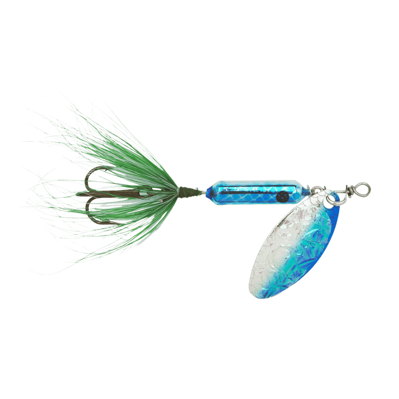 Load image into Gallery viewer, WORDENS SPINNERS 1-8 / Flash Blue Worden's Original Rooster Tail Treble Hook
