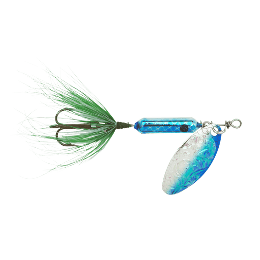 WORDENS SPINNERS 1-8 / Flash Blue Worden's Original Rooster Tail Treble Hook