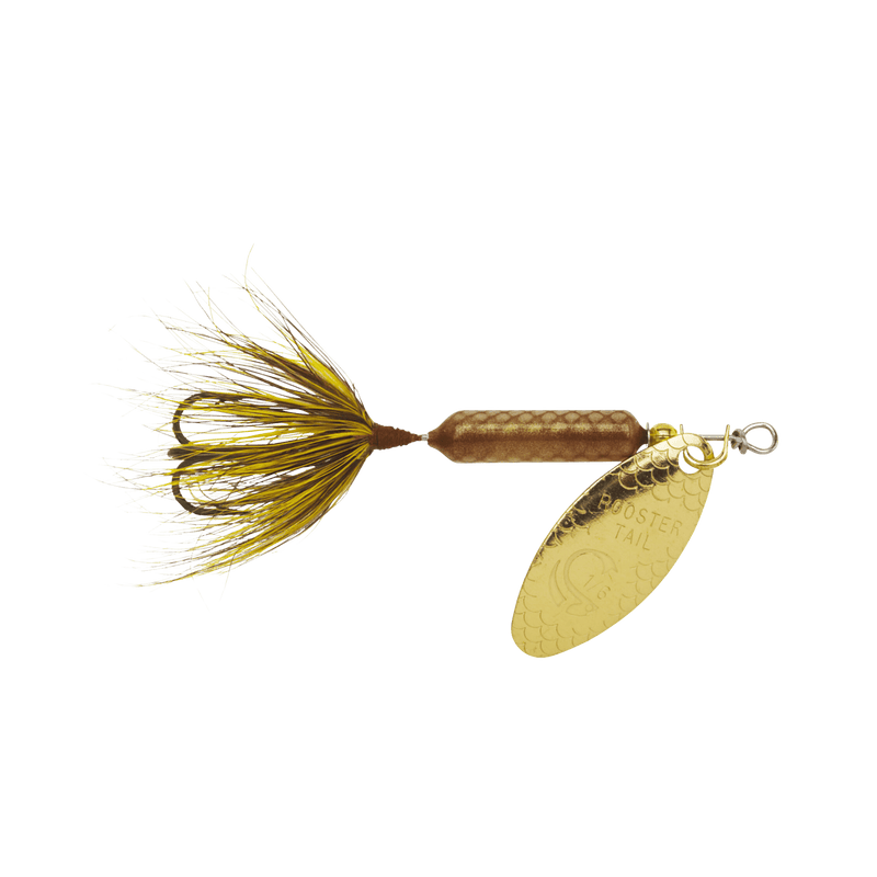 Load image into Gallery viewer, WORDENS SPINNERS 1-8 / Grasshopper Worden's Original Rooster Tail Treble Hook
