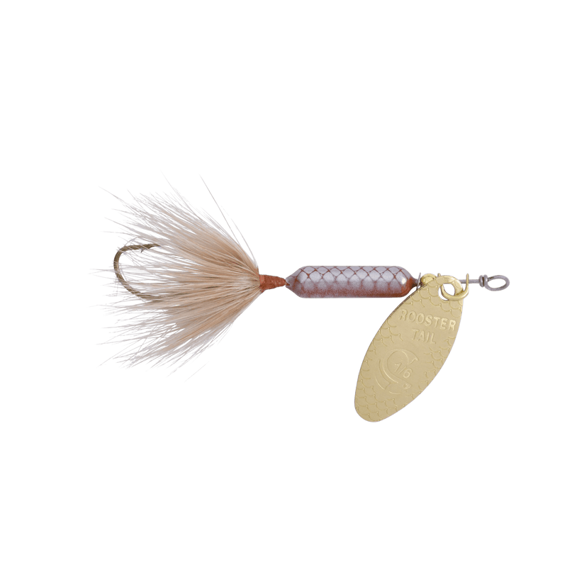 Load image into Gallery viewer, WORDENS SPINNERS 1-8oz / Brown Worden's Original Rooster Tail Single Hook
