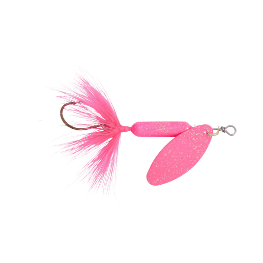 WORDENS SPINNERS 1-8oz / Glitter Pink Worden's Original Rooster Tail Single Hook