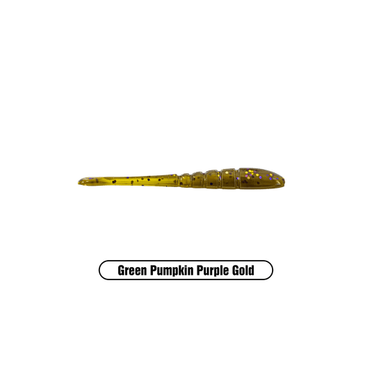 X ZONE DROP SHOT 3.25" / Grn Pump. Pur-Gold X Zone Finesse Slammer 3.25"