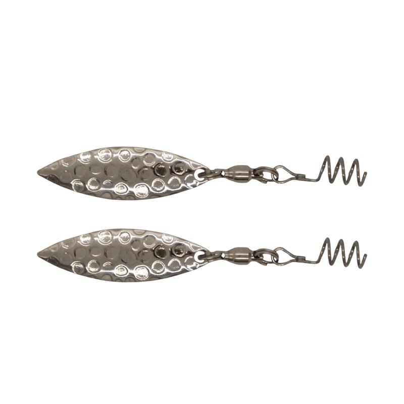 Load image into Gallery viewer, X ZONE SWIMBAITS Silver X Zone Willow Blade Spin 2-pk
