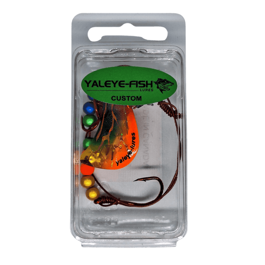 YAYELE-FISH WORM HARNESS Butt Kicker Yaleye-Fish Hatchet Blades Worm Harness