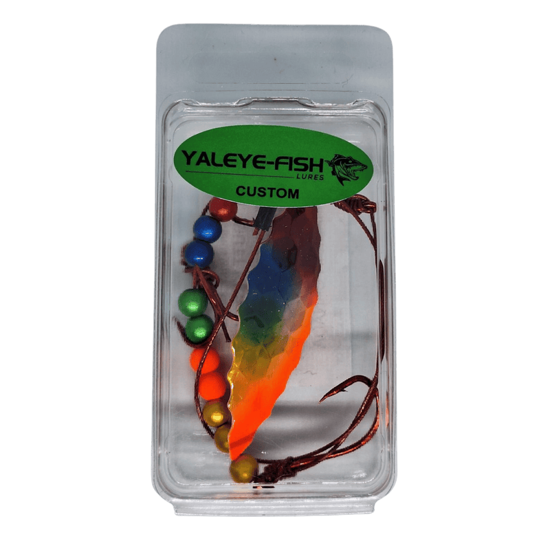 Load image into Gallery viewer, YAYELE-FISH WORM HARNESS Butt Kicker Yaleye-Fish Willow Blade Worm Harness
