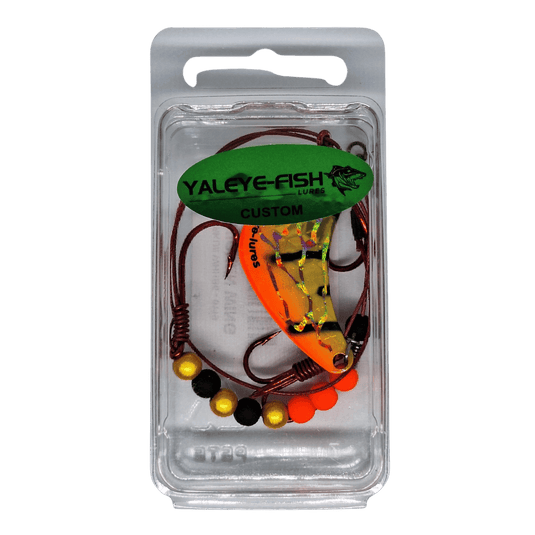 YAYELE-FISH WORM HARNESS Chicken Wing Yaleye-Fish Hatchet Blades Worm Harness