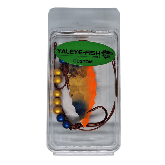YAYELE-FISH WORM HARNESS Gin & Tonic Yaleye-Fish Willow Blade Worm Harness