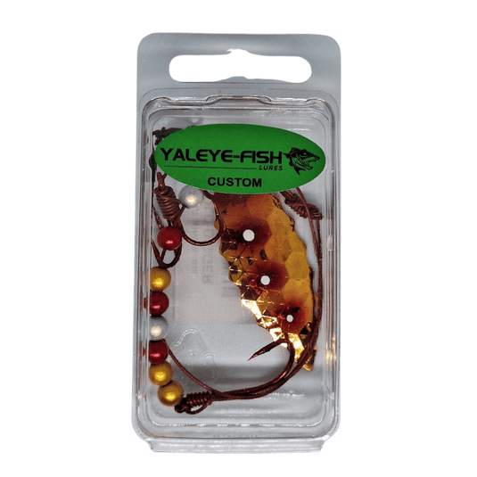 YAYELE-FISH WORM HARNESS Gold Digger Yaleye-Fish Willow Blade Worm Harness