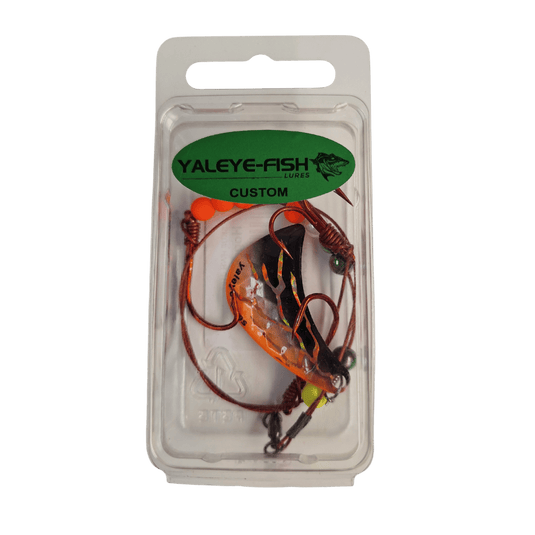 YAYELE-FISH WORM HARNESS Hog Town Yaleye-Fish Hatchet Blades Worm Harness