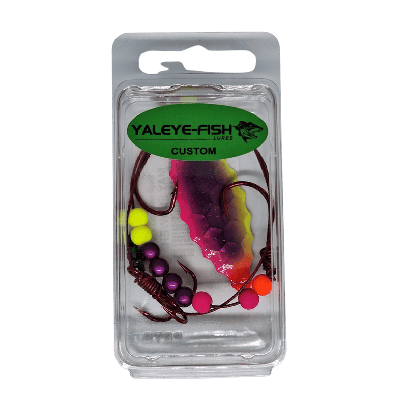 Load image into Gallery viewer, YAYELE-FISH WORM HARNESS May Flower Yaleye-Fish Willow Blade Worm Harness
