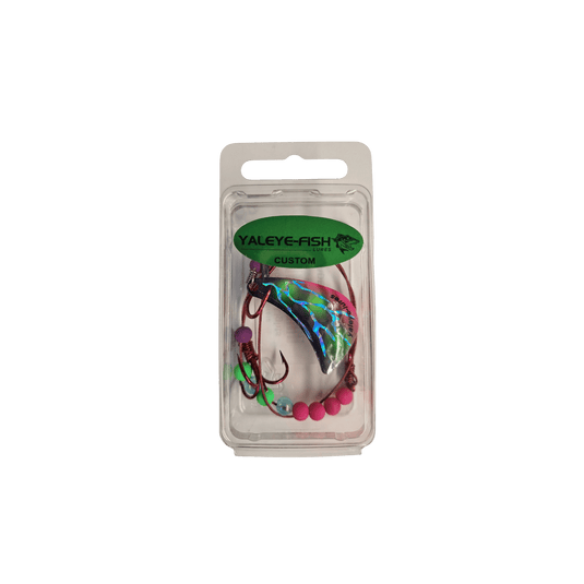 YAYELE-FISH WORM HARNESS Northern Lights Yaleye-Fish Hatchet Blades
