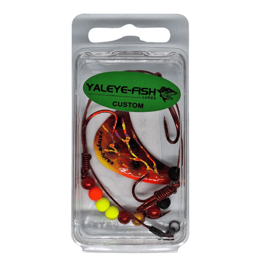 YAYELE-FISH WORM HARNESS Slayer Yaleye-Fish Hatchet Blades Worm Harness