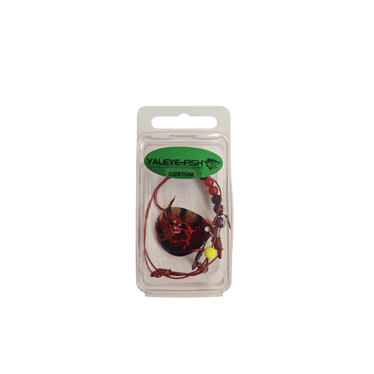 YAYELE-FISH WORM HARNESS Vegas Yaleye-Fish Colorado Blade