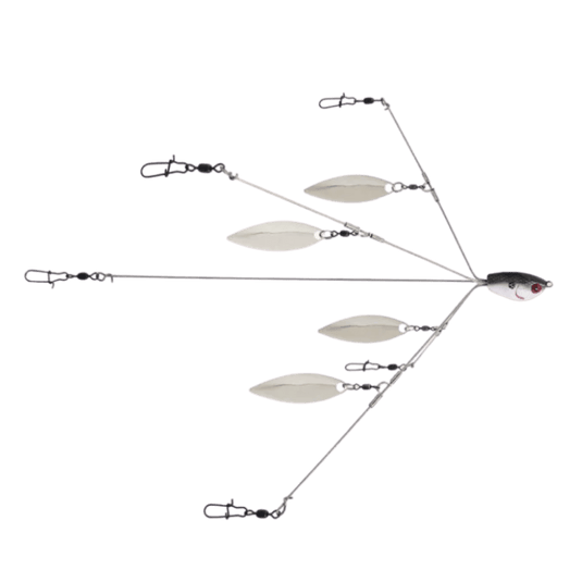 YUM SPINNERBAIT/BUZZBAIT YUMbrella Flash Mob Jr-Willow Blade