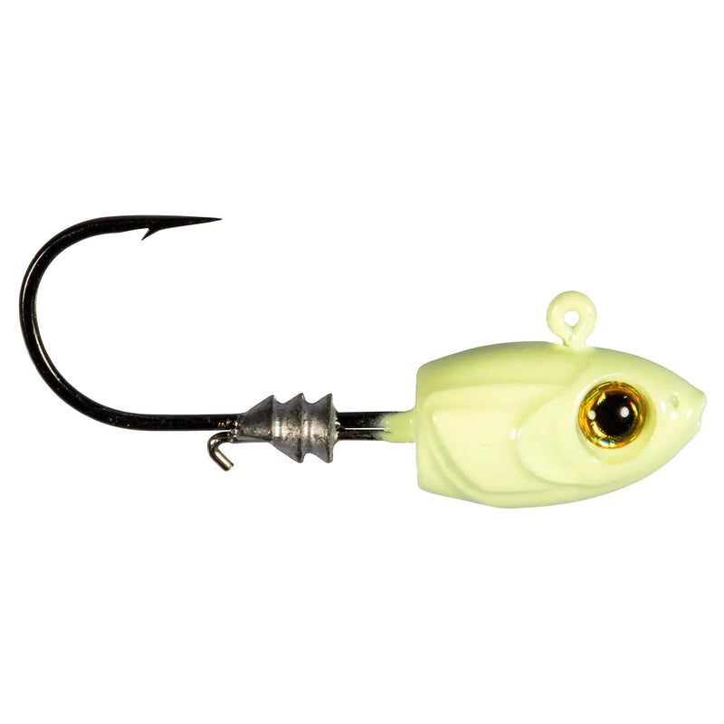 Load image into Gallery viewer, Z MAN ALL ICE 1-32 / Glow Z Man Micro Shad Headz
