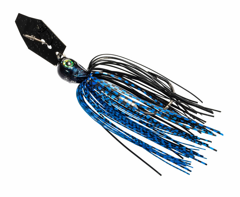 Load image into Gallery viewer, Z MAN BLADED JIGS 3-8 / Black Blue Zman Tungsten Chatterbait Elite Evo
